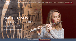 Desktop Screenshot of powellacademyofmusic.com